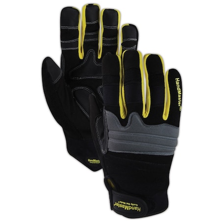Magid Mechanics Gloves, M, Black MECH103M